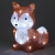 B/O 27cm Acrylic Fox with 30 Ice LEDs