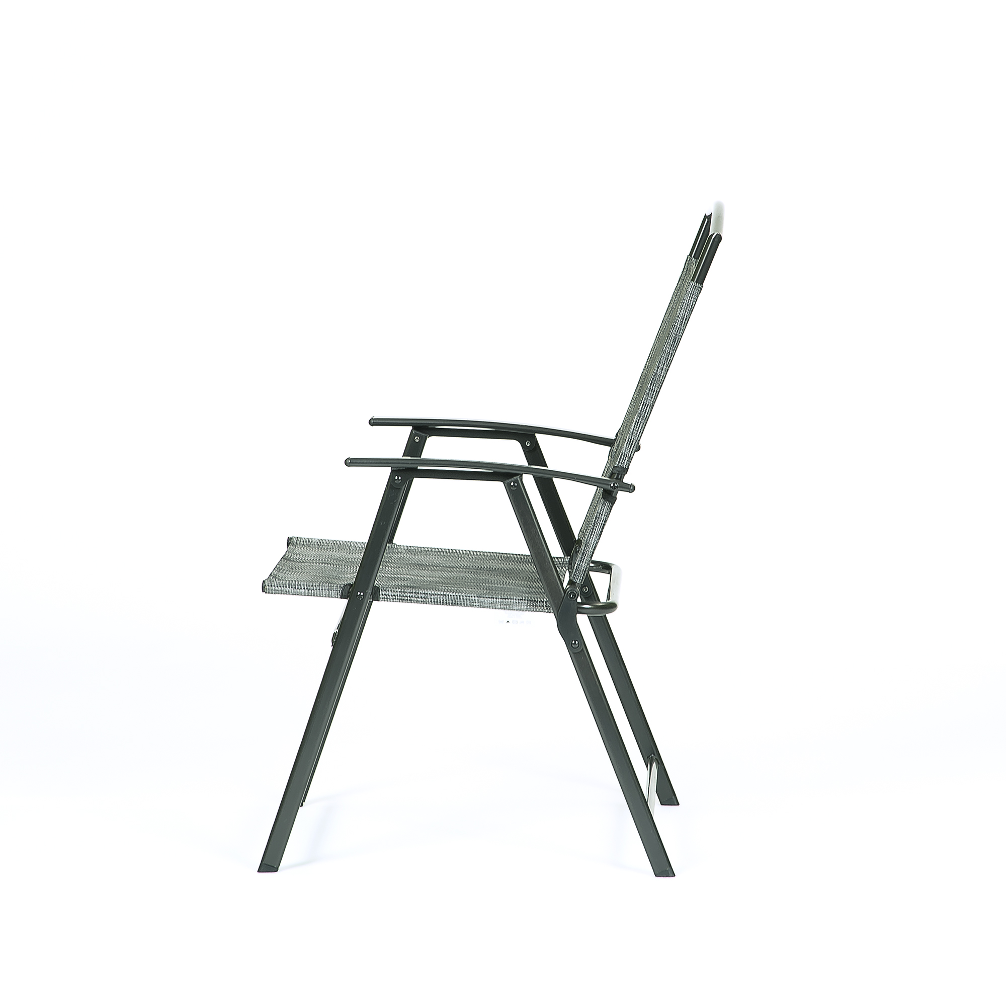 Oasis Four Seater Grey Garden Steel Dining Set with Outdoor Parasol